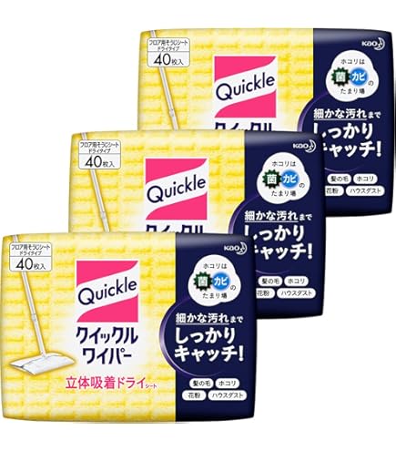 Amazon.co.jp: クイックルワイパー 床用掃除シート ドライシート (20枚